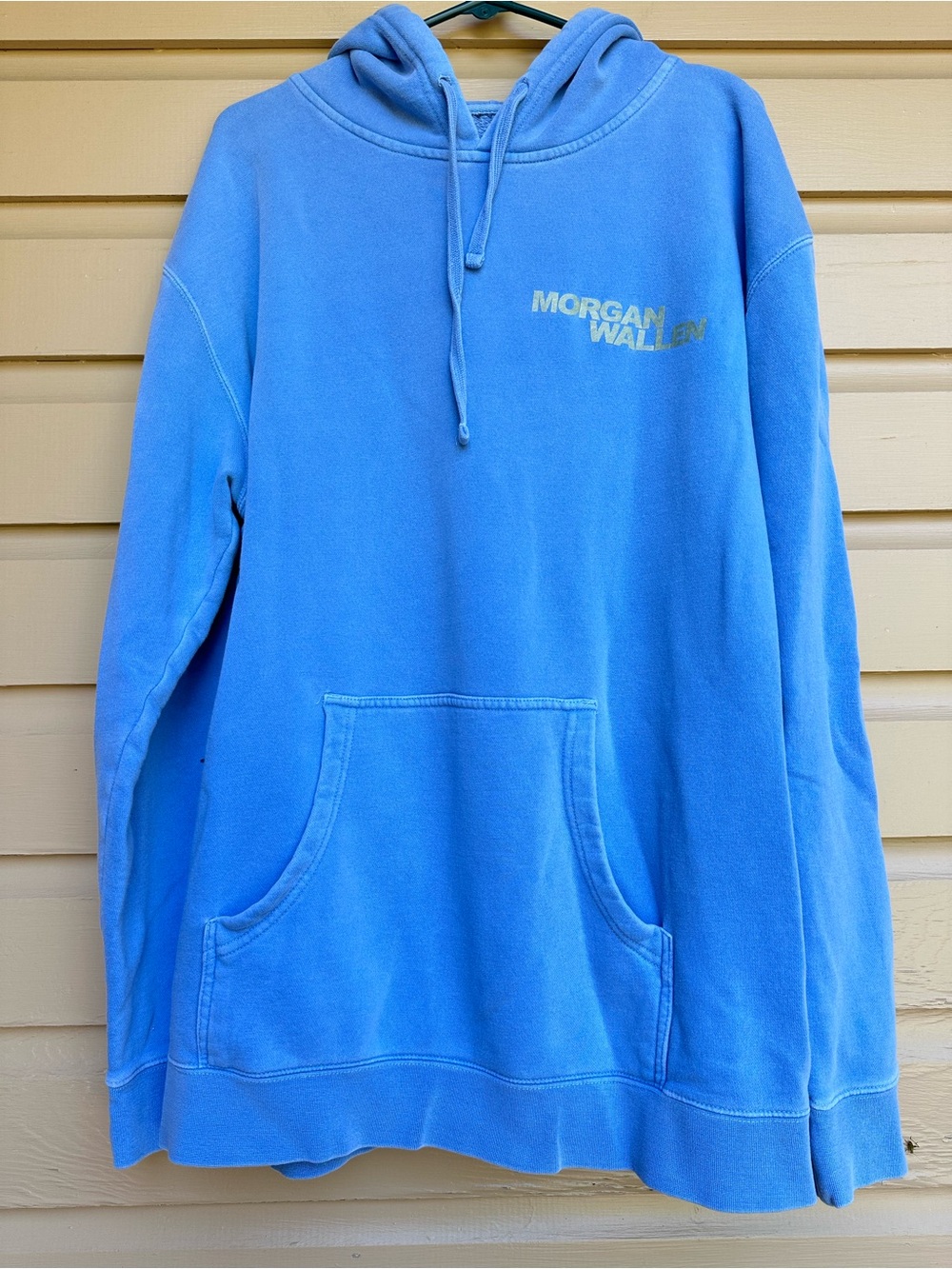Morgan Wallen Blue Hoodie Size XL One Thing At A Time